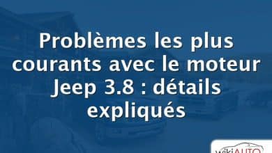 Problèmes les plus courants avec le moteur Jeep 3.8 : détails expliqués